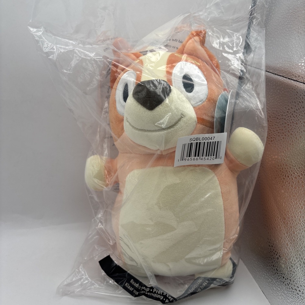 Bingo HugMees Plush by Squishmallows – Bluey – 10'' - In Sealed Bag